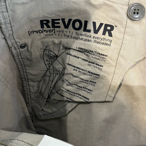 KUHL Revolvr Performance Lightweight Pants Gray Green Vintage Wash | Mens 36x34 - Picture 9 of 12